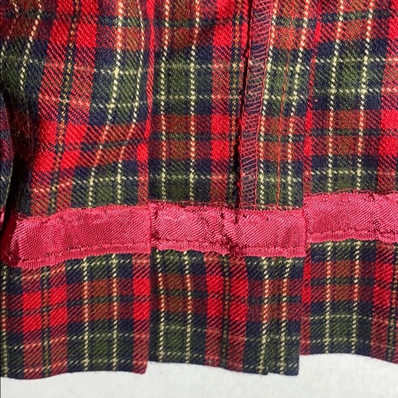 Vintage Pleated Plaid Wrap Around Skirt - Picture 11 of 12